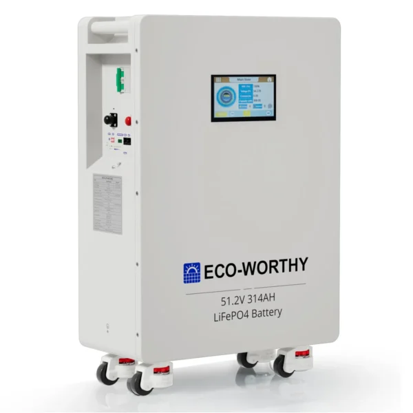 ECO-WORTHY 48V 314Ah mobile storage LiFePO4 battery (ECO-LFP-4831400)