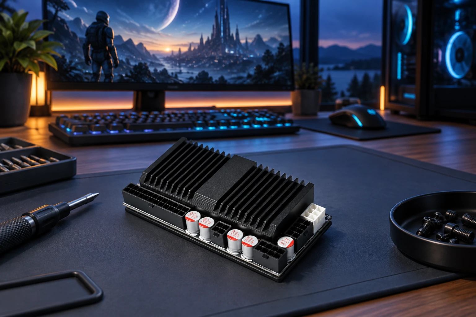 Desktop gaming, work and everyday browsing off-grid