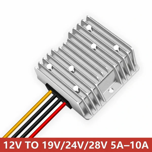 12V à 19V 24V 28V 5A 8A 10A convertisseur élévateur DC 12V-28V régulateur de tension Boost voiture camion bateau alimentation