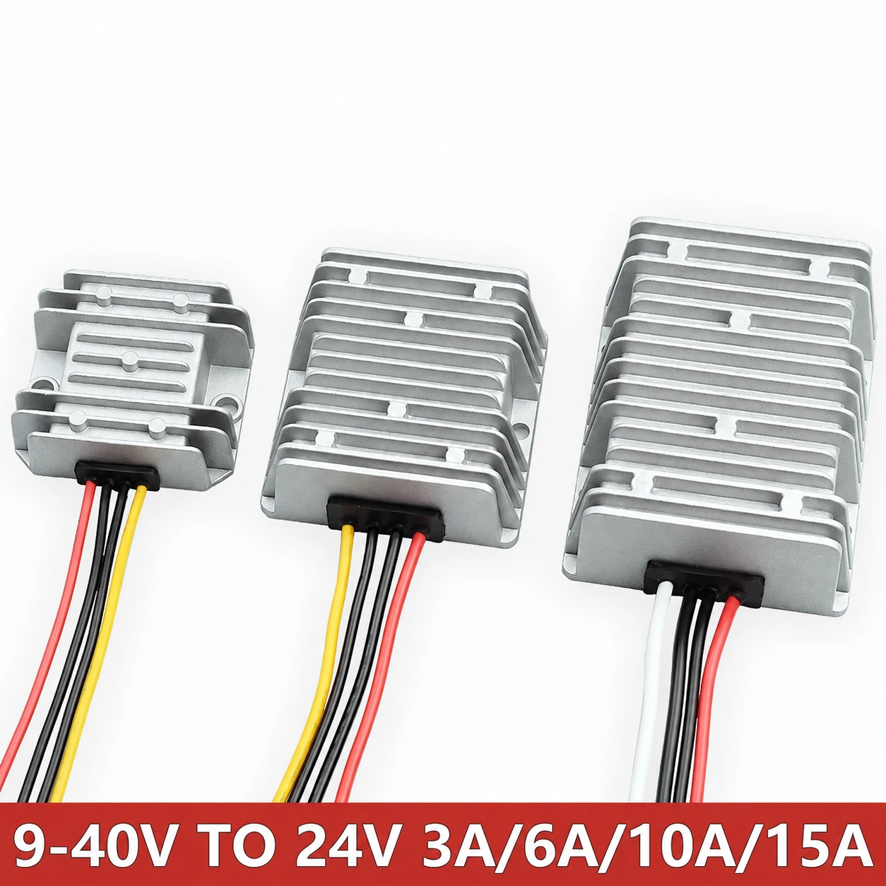 DC 9-40V a DC 24V 2A 3A 6A 10A 15A 20A 30A 40A Boost Buck Converter Regulador Estabilizador de Voltaje Transformador de Fuente de Alimentación del Coche