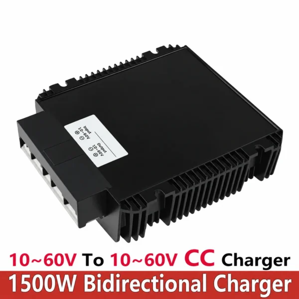 1500W Bidirektionales Hochleistungs-Batterieladegerät 10-60V bis 12V 16V 24V 36V 48V CC CV Energiesparendes Batterieladegerät für Wohnmobile