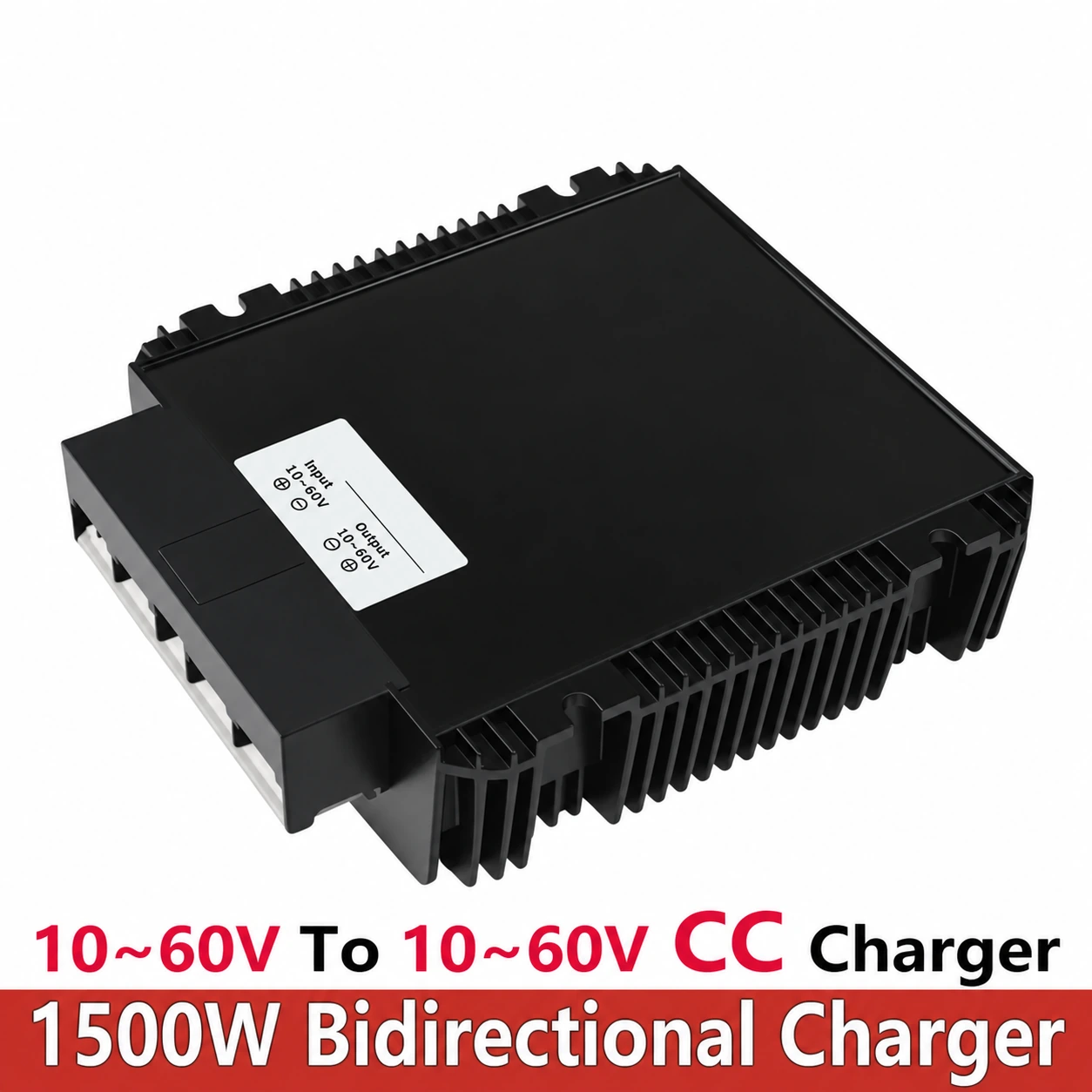 1500W High Power Bidirectional Battery Charger 10-60V to 12V 16V 24V 36V 48V CC CV Energy Saving Battery Charger for Camper Van
