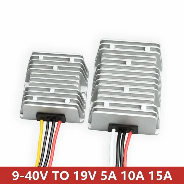9-40V 10V 12V 24V zu 19V 5A 10A 15A Step-up Boost Converter Regler 12 Volt zu 19 Volt Auto Laptop Netzteil
