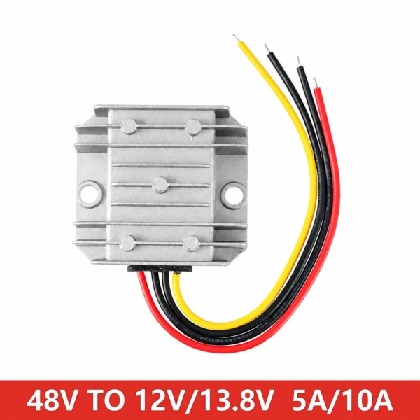 DC 36V 48V Step Down a 12V/13.8V 5A 10A DC Convertitore di tensione Riduttore Trasformatore Modulo Buck 60W per Golf Cart Club Car Truck