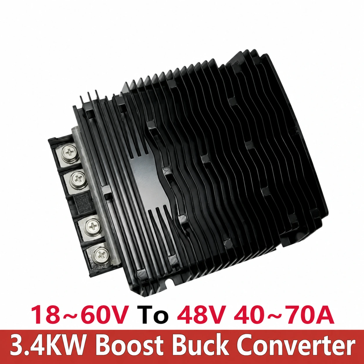 2KW 3.4KW Sortie 48V Convertisseur haute puissance 24V 36V 48V 60V DC à 48V 70A DC DC Onduleur Boost Transformateur de puissance Buck avec RS485