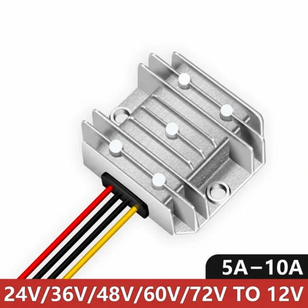 24V 36V 48V 60V à 12V 5A 10A 20A convertisseur abaisseur DC 72V-12V régulateur de tension Buck voiture chariots de Golf alimentation