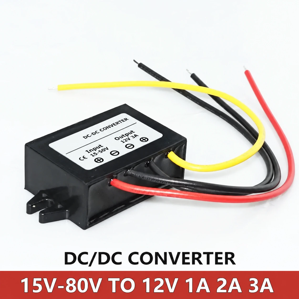 Mini Conversor 15-80V 24V 36V 48V 60V 72V 80V para 12V Conversor de ampla tensão de entrada DC-DC para equipamentos industriais/RVs - Image 2