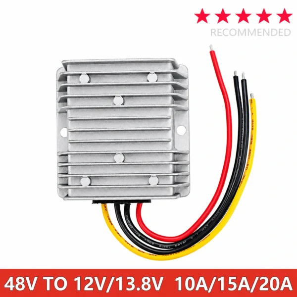 36V/48/72V abaisseur à 12V 13.8V 10A 15A 20A DC DC convertisseur régulateur module d'alimentation transformateur Buck pour voiturette de golf