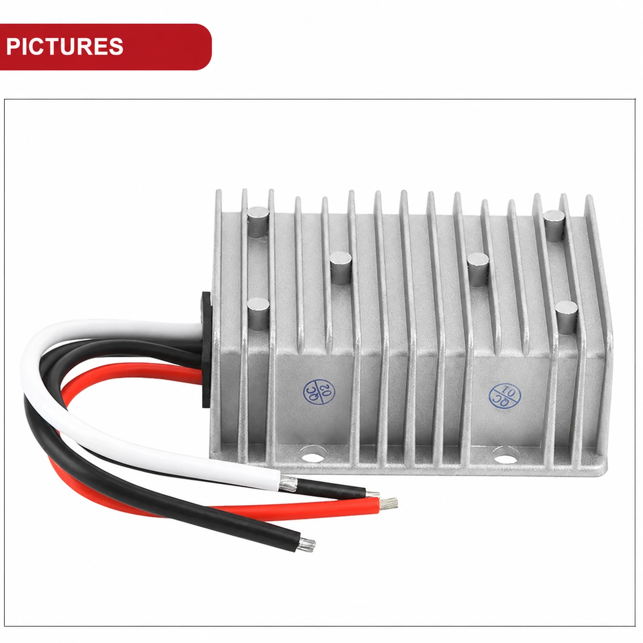 Boost Buck Chargeur 8-36V à 12.6V 3.8V 14.6V 16.8V 20A DC à DC AGM Chargeur de batterie au lithium pour système de batterie double de bateau de voiture – Image 4