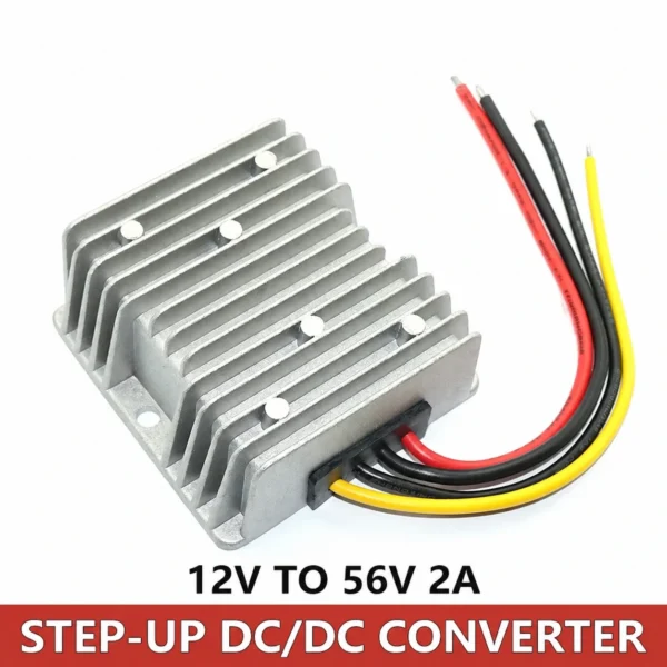 Step Up 12V DC to 56V DC 2A Boost Converter Power Convertor Voltage Booster Power Supply for Communication