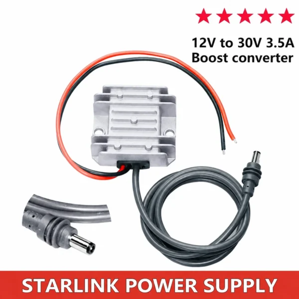 New Product Starlink DC to DC Converter 9-28V 12V 24V to 30V 3.5A 57V 4.5A Power Transformer High Power Boost Module for Car Bus